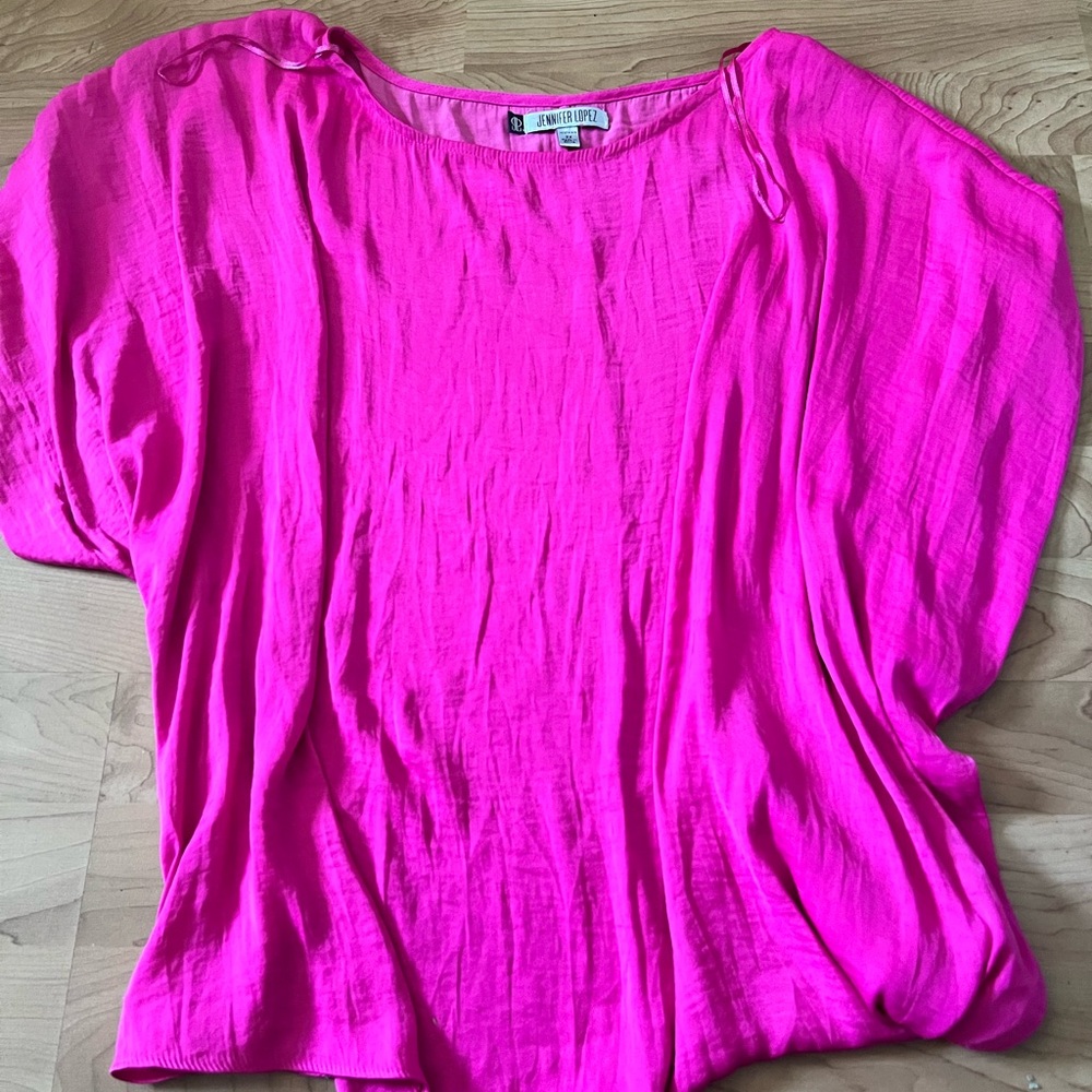 Bright Pink Flowing Top